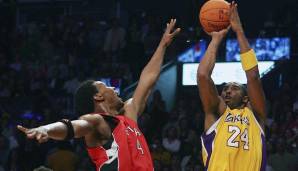 Ohne Shaq musste Bryant die Lakers alleine tragen. Der Teamerfolg blieb zunächst aus, dafür gelangen Kobe 2006 gegen die Raptors stolze 81 Punkte - bis heute die zweitbeste Punkteausbeute in einem Spiel nach Wilt Chamberlains 100 Punkten 1962.