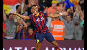 Rang 4: Alexis Sanchez vom FC Barcelona (19 Tore)