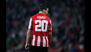 Rang 6: Aritz Aduriz von Athletic Bilbao (16 Tore)
