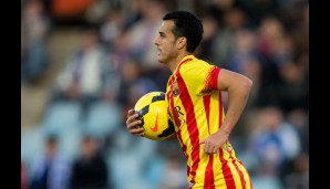 Rang 9: Pedro von FC Barcelona (15 Tore)