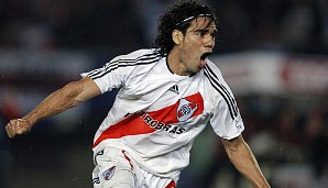 Zwischen 2005 und 2009 spielte Falcao für River Plate Buenos Aires