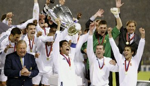 ...am Ende siegten Zidane und Co. mit 2:1 über Bayer Leverkusen und sicherten sich damit den neunten Titel