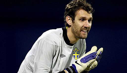 Andreas Isaksson hütete bei der EM 2012 das Tor der Schweden. Jetzt geht's von PSV zum Aufsteiger Kasimpasa