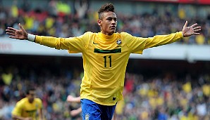 Platz 1: Neymar (Alter: 20 / Verein: FC Santos / Nation: Brasilien)