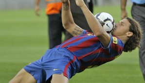ZLATAN IBRAHIMOVIC wechselte 2009 für Samuel Eto'o und viel Geld von Inter zum FC Barcelona. Gesamtkosten: rund 76 Millionen Euro
