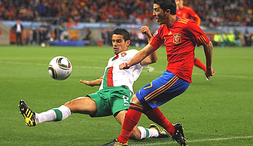 Das Spiel hat es in sich: Spanien und Portugal gehen vor allem in der Anfangsphase ein unglaubliches Tempo