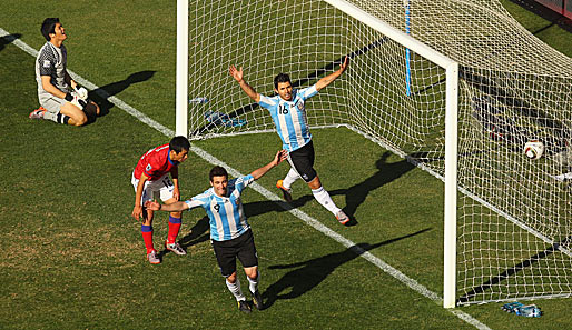 Die Entscheidung: Argentinien trifft zum 3:1 und steht mit dem Sieg so gut wie im Achtelfinale