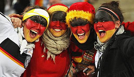 GHANA - DEUTSCHLAND 0:1: Gute Stimmung bei den deutschen Fans vor dem entscheidenden Spiel
