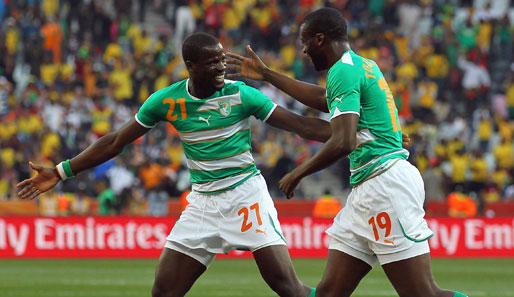 Nordkorea - Elfenbeinküste 0:3: Die Ivorer ließen gegen Nordkorea nichts anbrennen und siegten souverän, auch wenn es wie erwartet nicht fürs Achtelfinale reichte
