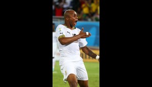 11. Andre Ayew - Ghana - 2 Tore (In der Vorrunde ausgeschieden)