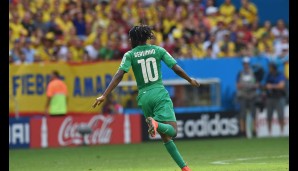 11. Gervinho - Elfenbeinküste - 2 Tore (In der Vorrunde ausgeschieden)