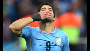 11. Luis Suarez - Uruguay - 2 Tore (Im Achtelfinale ausgeschieden)