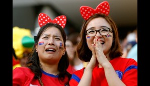 Die Südkoreanerinnen sind in Sachen Outfit ziemlich überragend unterwegs gewesen. Geholfen hat es nichts