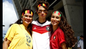 So muss es doch bei einer Weltmeisterschaft aussehen. Portugal, Brasilien oder Deutschland? Alle!
