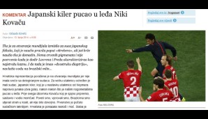 Novi List (Kroatien): "Der japanische Killer hat Niko Kovac in den Rücken gestochen"