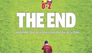 Ganz Spanien trägt nach dem "Ende der größten Epoche von La Roja" Trauer. Wir werfen einen Blick in die internationalen Pressestimmen