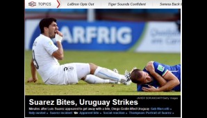 "ESPN" gab sich knallhart analytisch: "Suarez beißt zu, Uruguay trifft"
