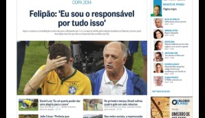 O Globo hat derweil schon den Schuldigen gefunden, auch weil er sich selbst stellte: Scolari