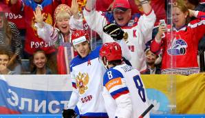 Platz 1: Russland. Ovechkin, Malkin, Kucherov, Kuznetsov! Dazu Jungs wie Dadonov und die KHL-Stars Gusev, Grigorenko und Kaprizov. Es ist eine Frechheit, wie talentiert diese Mannschaft ist. Ach, im Tor steht auch noch Vezina-Finalist Vasilevskiy!