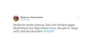 Eishockey, DEB-Team, Deutschland, Finnland, Netzreaktionen
