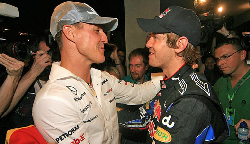 Michael Schumacher, Sebastian Vettel