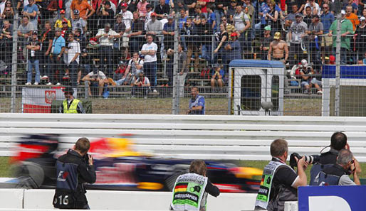 Sebastian Vettel startet beim Heimspiel in Hockenheim von Startplatz zwei aus