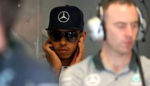 Lewis Hamilton stand die meiste Zeit des 2. Freien Trainings in Monza in der Box