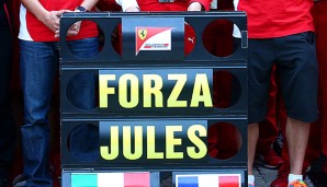 Die Teams und Fahrer zeigten beim GP in Russland am Unfall von Jules Bianchi große Anteilnahme