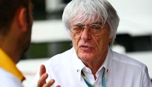 Bernie Ecclestone und die Formel 1 müssen sich mit sinkenden Zuschauerzahlen befassen