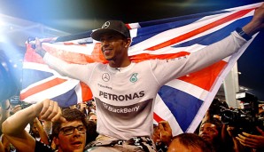 Lewis Hamilton ist zum britischen Sportler des Jahres gewählt worden