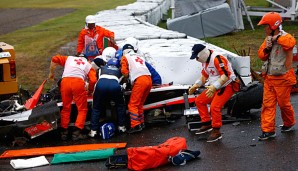 Jules Bianchi verungückte beim Japan-GP im Oktober 2014 schwer