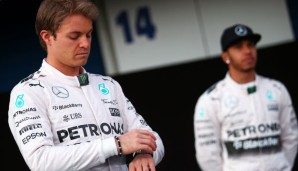 Die Zeiger stehen auf Angriff: Nico Rosberg will Lewis Hamiltons Titelverteidigung verhindern