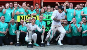 Schnell weg! Lewis Hamilton verlor in Barcelona das Mercedes-Duell gegen Nico Rosberg