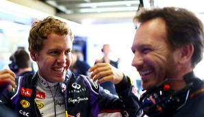 Vier Weltmeistertitel gewannen Christian Horner und Sebastian Vettel zusammen