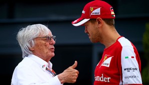 Bernie Ecclestone sieht Sebastian Vettel unter den Top Vier der modernen Formel 1 Piloten