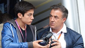 Jean Alesi und sein Sohn Giuliano Alesi