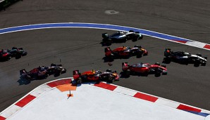 Sebastian Vettel wurde im vergangen Rennen von Daniol Kvyat rausgeschoben