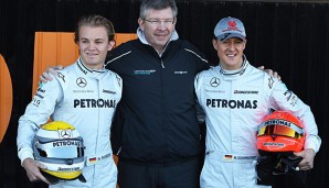 Nico Rosberg und Michael Schumacher waren von 2010 bis 2012 Teamkollegen bei Mercedes