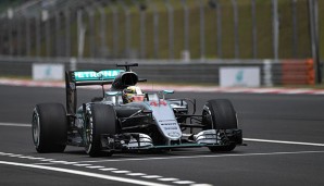 Lewis Hamilton landete sechs Zehntel vor Nico Rosberg