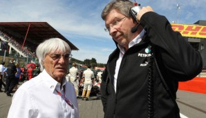 Bernie Ecclestone hat die Formel 1 groß gemacht, Ross Brawn soll sie übernehmen