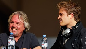 Keke Rosberg und sein Sohn Nico in Bahrain