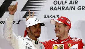 Sebastian Vettel und Lewis Hamilton kämpfen um den Weltmeistertitel