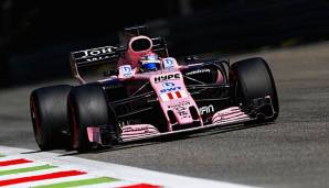 Sergio Perez wird auch 2018 im Cockpit von Force India sitzen