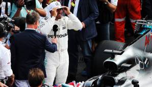 Einzig für das Interview mit Ex-Formel-1-Fahrer David Coulthard scheint Hamilton keinen Nerv zu haben