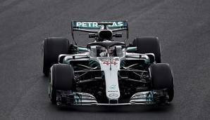 Lewis Hamilton schnitt bei den ersten Tests am besten ab.