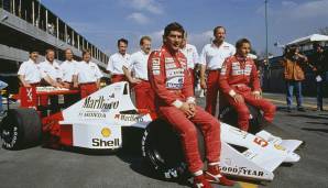 Platz 7: Ayrton Senna - 80 Podestplätze