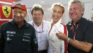 Niki Lauda (l.) hat einmal mehr die Abschaffung der Grid Girls kritisiert.