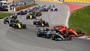 Nach einer umstrittenen Strafe setzte sich Lewis Hamilton in Kanada vor Sebastian Vettel durch.