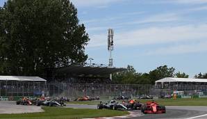 Die Formel 1 geht heute in Kanada an den Start.