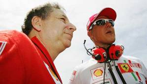 Hatten viele erfolgreiche Jahre gemeinsam bei Ferrari: Jean Todt und Michael Schumacher.